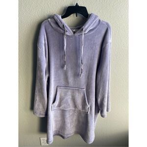 Wildfox Lavender Velour Plus Lounge Dress